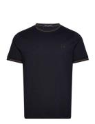 Fred Perry Twin Tipped T-Shirt Marinblå