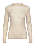 Saint Tropez Delilasz Ls Blouse Kräm