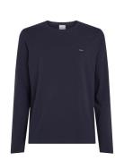 Calvin Klein Stretch Slim Fit Ls T-Shirt Marinblå