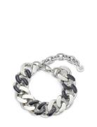 Bud To Rose Riviera Riversible Bracelet Black/Silver Silver