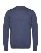 J. Lindeberg Keane Light Merino Crew Neck Blå