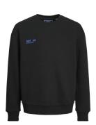 Jack & J S Jorcollect Edt Loose Sweat Crew Jnr Svart