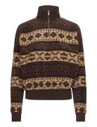 Polo Ralph Lauren High-Pile Fleece Mockneck Brun