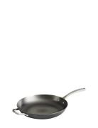 Satake Cast Iron Nitriding Frying Pan With Helping Handle Svart