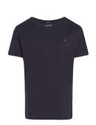 Tommy Hilfiger Boys Basic Vn Knit S/S Blå