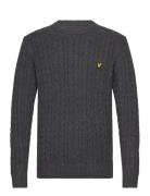 Lyle & Scott Cable Crew Neck Jumper Grå