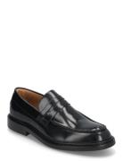 Selected Homme Slhcarter Leather Low Penny Loafer Svart