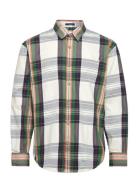 GANT D1. Rw Rel Heavy Twill Check Town Vit