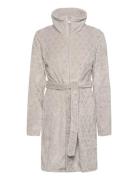 Hunkemöller Fleece Zip Bathrobe Grå