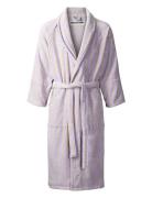 Bongusta Naram Bathrobe - Lilac & Neon Yellow Grå