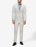 Lindbergh Plain Mens Suit - Normal Lenght Vit