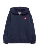 Double A By Wood Wood Izzy Kids Hoodie Blå