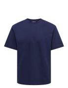 ONLY & SONS Onsfred Rlx Ss Tee Blå