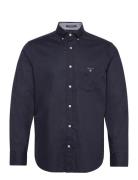 GANT Reg Poplin O.shield Shirt Marinblå