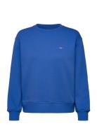 GANT Shield C-Neck Sweat Blå