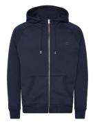 Timberland Brushed Back Full Zip Hoodie Marinblå