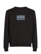 Calvin Klein Gradient Logo Sweatshirt Svart