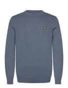 Lyle & Scott Cotton Crew Neck Jumper Blå