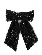 SUI AVA Anne Sequins Bow Svart