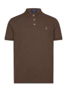 Polo Ralph Lauren Custom Slim Fit Stretch Mesh Polo Shirt Brun