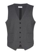 Lindbergh Superflex Knitted Waistcoat Grå