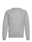 GANT Superfine Lambswool C-Neck Grå