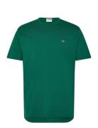 GANT Reg Shield Ss T-Shirt Grön