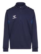 Hummel Hmlauthentic Half Zip Sweat Kids Blå