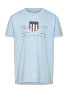 GANT Archive Shield Ss T-Shirt Blå