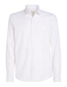 Calvin Klein Tonal Structure Slim Shirt Vit