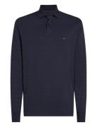 Tommy Hilfiger Jacquard Stripe Ls Reg Polo Marinblå