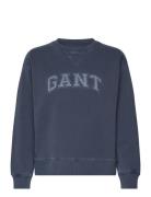 GANT Arch C-Neck Sweat Marinblå