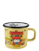 Pippi Langstrømpe Enamel Mug 3,7Dl Villa Villekulla Gul