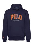 Polo Ralph Lauren The Rl Fleece Logo Hoodie Marinblå