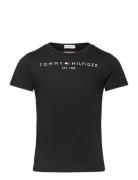 Tommy Hilfiger Essential Tee S/S Girls Svart