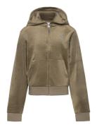 Juicy Couture Jc Diamante Zip Thru Hood Grön