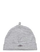 GANT Shield Striped Beanie Grå