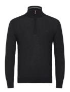 GANT Extrafine Merino Wool Half Zip Svart