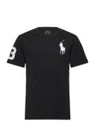 Ralph Lauren Kids Big Pony Cotton Jersey Tee Svart