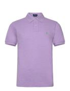 Polo Ralph Lauren Slim Fit Mesh Polo Shirt Lila