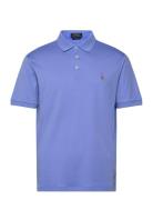 Polo Ralph Lauren Custom Slim Fit Soft Cotton Polo Shirt Blå