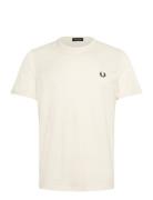 Fred Perry Ringer T-Shirt Kräm