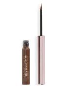 Revolution Beauty London Revolution Super Flick Liquid Eyeliner Brown ...