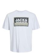 Jack & J S Jcologan Tee Ss Crew Neck Sn Mni Vit