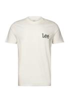 Lee Jeans Medium Wobbly Lee Tee Vit