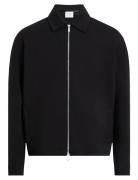 Calvin Klein Tech Interlock Zip Jacket Svart