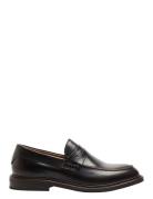 Selected Homme Slhcarter Leather Low Penny Loafer Brun