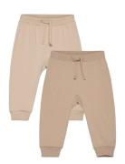 Lindex Trousers Face At Back 2 Pack Beige