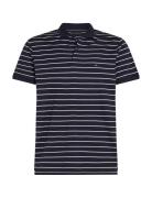 Tommy Hilfiger Liquid Cotton Reg Seasonal Polo Marinblå