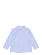 Mango Oxford Cotton Shirt Blå